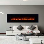 شومینه برقی دیواری شیشه ای E180